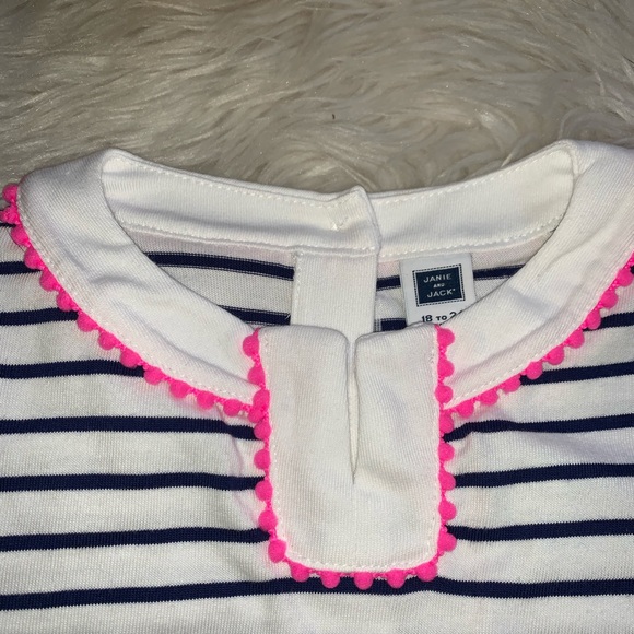 Janie & Jack Striped Summer Dress/Cover-up - Picture 2 of 5